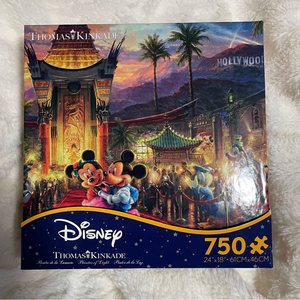 *Unopened* Disney Thomas Kinkade‎ 750 piece puzzle - Hollywood